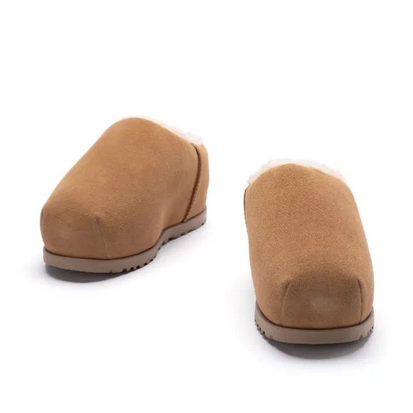 NWT UGG PUMPED SLIDES CHESTNUT BROWN SIZE 8 - Picture 6 of 16